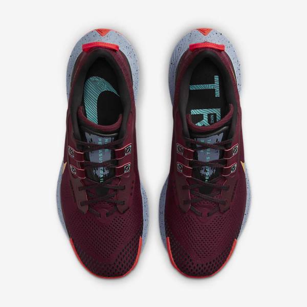 Buty do Biegania Męskie Nike Pegasus Trailowe 3 Trailowe Czarne Głęboka Czerwone Brązowe | NK281AVT