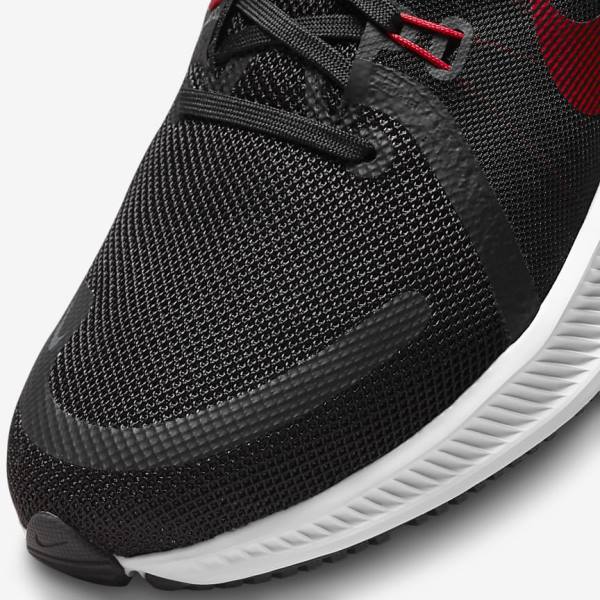 Buty do Biegania Męskie Nike Quest 4 Szosowe Czarne Białe Ciemny Szare Czerwone | NK751SER