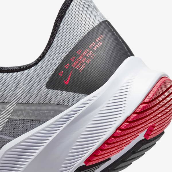 Buty do Biegania Męskie Nike Quest 4 Szosowe Głęboka Szare Czarne Czerwone Białe | NK984ZJU