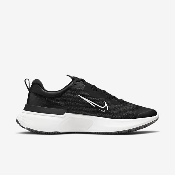 Buty do Biegania Męskie Nike React Miler 2 Shield Weatherised Szosowe Czarne Głęboka Szare Platyna | NK149TKF