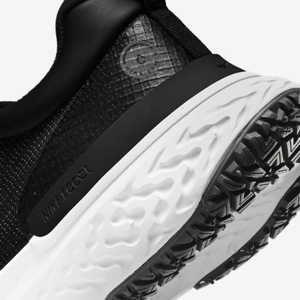 Buty do Biegania Męskie Nike React Miler 2 Shield Weatherised Szosowe Czarne Głęboka Szare Platyna | NK149TKF