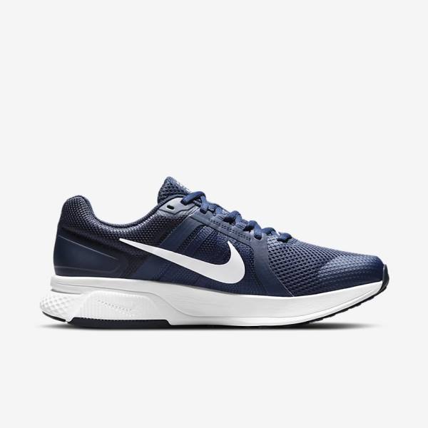 Buty do Biegania Męskie Nike Run Swift 2 Szosowe Granatowe Obsidian Białe | NK860HAQ