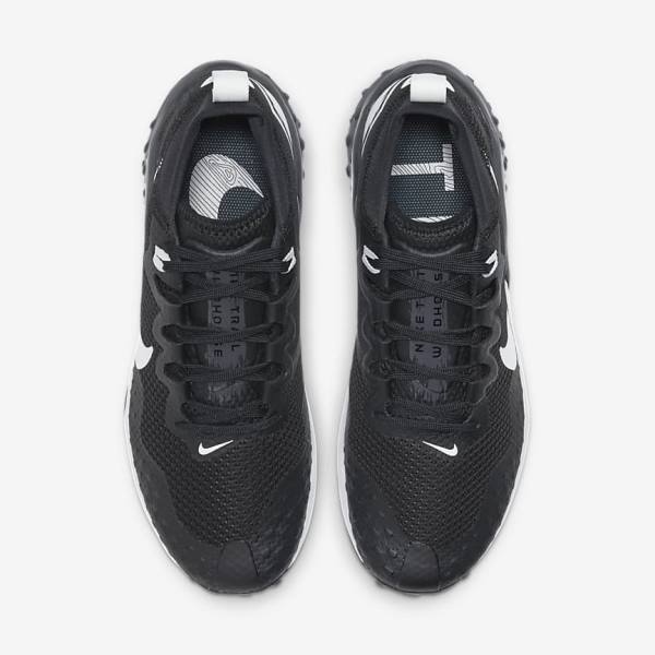 Buty do Biegania Męskie Nike Wildhorse 7 Trailowe Czarne Ciemny Szare Platyna | NK472MDS