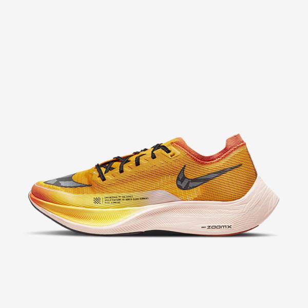 Buty do Biegania Męskie Nike ZoomX Vaporfly NEXT% 2 Ekiden Szosowe Wyścigowe Białe Czarne Czarne | NK140NIG