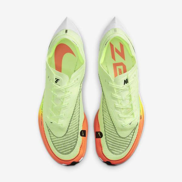 Buty do Biegania Męskie Nike ZoomX Vaporfly Next% 2 Szosowe Wyścigowe Pomarańczowe Czarne | NK247VZQ