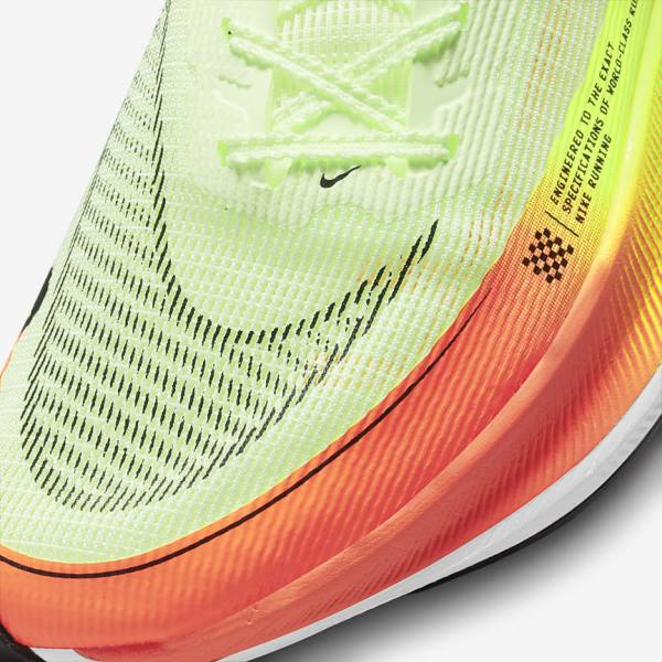 Buty do Biegania Męskie Nike ZoomX Vaporfly Next% 2 Szosowe Wyścigowe Pomarańczowe Czarne | NK247VZQ