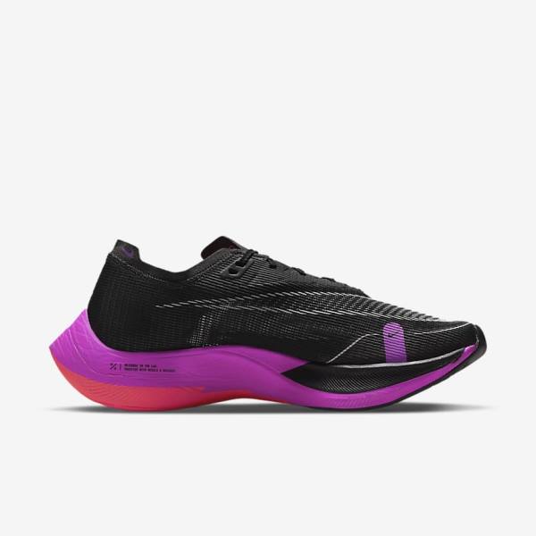 Buty do Biegania Męskie Nike ZoomX Vaporfly Next% 2 Szosowe Wyścigowe Czarne Fioletowe Szare Czerwone | NK297IRY