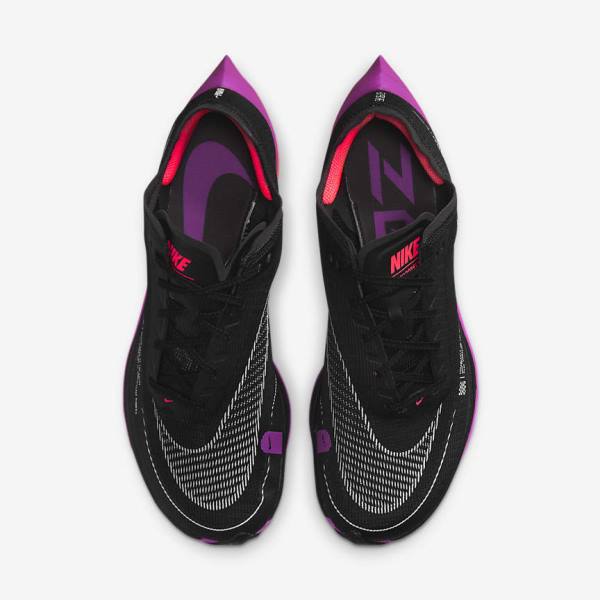 Buty do Biegania Męskie Nike ZoomX Vaporfly Next% 2 Szosowe Wyścigowe Czarne Fioletowe Szare Czerwone | NK297IRY