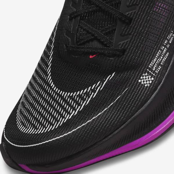 Buty do Biegania Męskie Nike ZoomX Vaporfly Next% 2 Szosowe Wyścigowe Czarne Fioletowe Szare Czerwone | NK297IRY