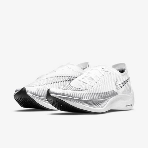 Buty do Biegania Męskie Nike ZoomX Vaporfly Next% 2 Szosowe Wyścigowe Czarne Metal Złote Białe | NK324JNX