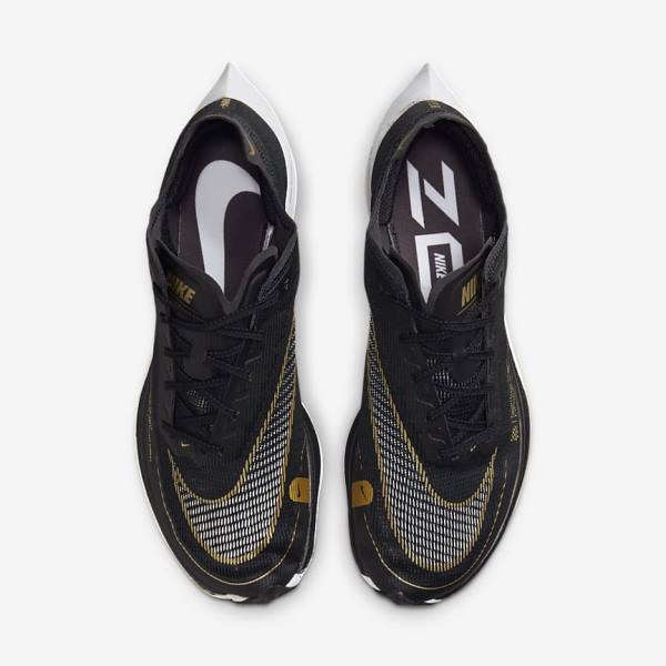 Buty do Biegania Męskie Nike ZoomX Vaporfly Next% 2 Szosowe Wyścigowe Białe Turkusowe Czarne Różowe | NK483SOV