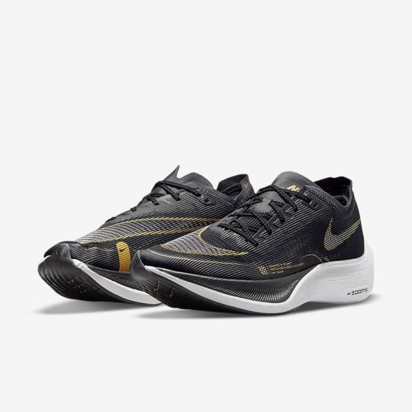 Buty do Biegania Męskie Nike ZoomX Vaporfly Next% 2 Szosowe Wyścigowe Białe Turkusowe Czarne Różowe | NK483SOV