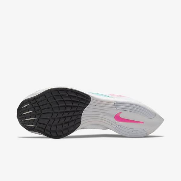 Buty do Biegania Męskie Nike ZoomX Vaporfly Next% 2 Szosowe Wyścigowe Zielone Niebieskie Białe Czarne | NK647JRK