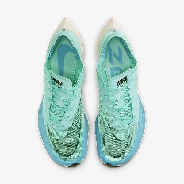 Buty do Biegania Męskie Nike ZoomX Vaporfly Next% 2 Szosowe Wyścigowe Białe Metal Srebrne Czarne | NK743TQN