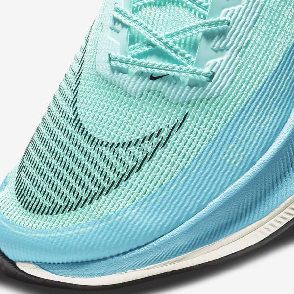 Buty do Biegania Męskie Nike ZoomX Vaporfly Next% 2 Szosowe Wyścigowe Białe Metal Srebrne Czarne | NK743TQN