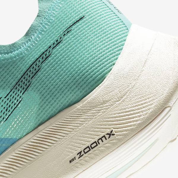 Buty do Biegania Męskie Nike ZoomX Vaporfly Next% 2 Szosowe Wyścigowe Białe Metal Srebrne Czarne | NK743TQN