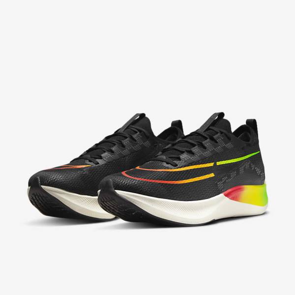 Buty do Biegania Męskie Nike Zoom Fly 4 Szosowe Pomarańczowe Czarne | NK873LNE