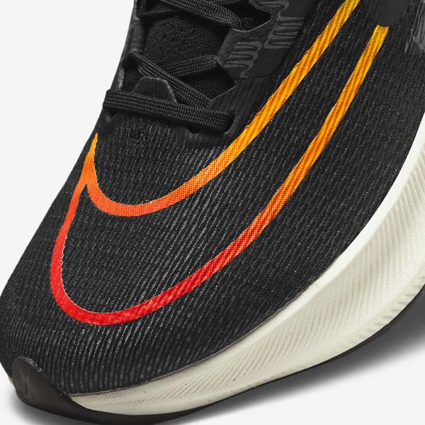 Buty do Biegania Męskie Nike Zoom Fly 4 Szosowe Pomarańczowe Czarne | NK873LNE