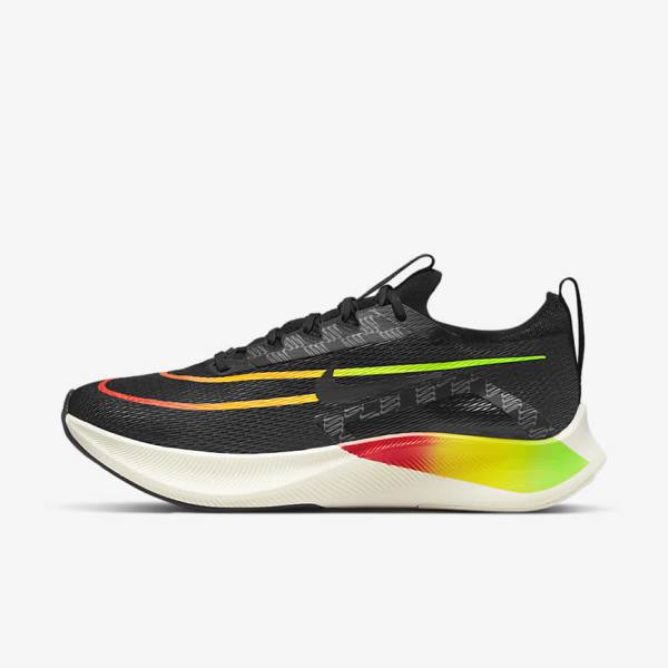 Buty do Biegania Męskie Nike Zoom Fly 4 Szosowe Pomarańczowe Czarne | NK873LNE