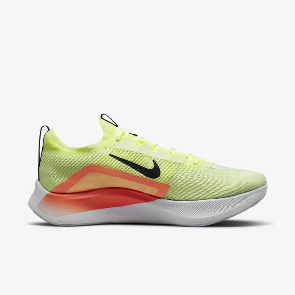 Buty do Biegania Męskie Nike Zoom Fly 4 Szosowe Czarne Ciemny Szare Niebieskie Białe | NK902PZG