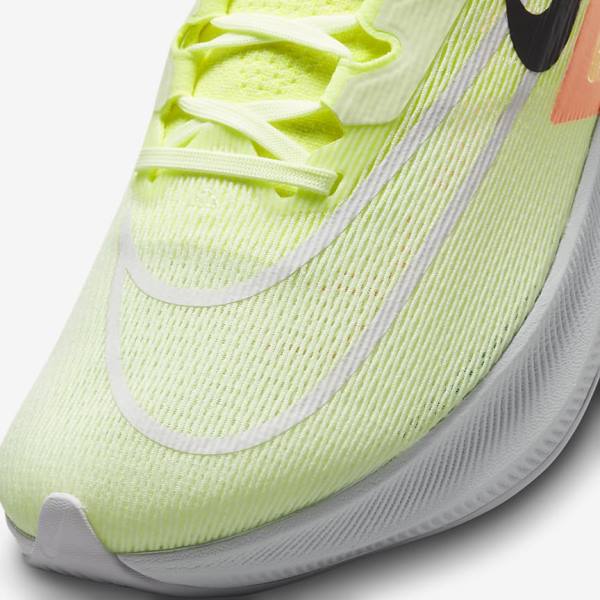 Buty do Biegania Męskie Nike Zoom Fly 4 Szosowe Czarne Ciemny Szare Niebieskie Białe | NK902PZG