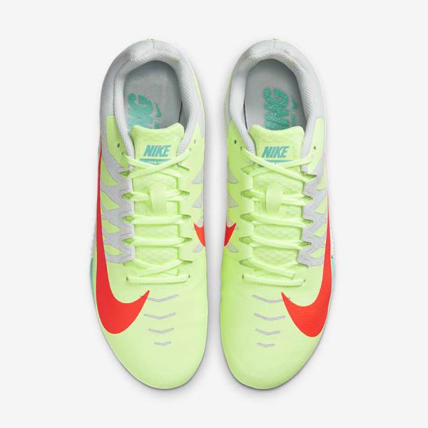 Buty do Biegania Męskie Nike Zoom Rival S 9 Athletics Sprinting Spikes Turkusowe Pomarańczowe | NK460ECY