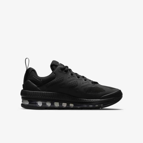 Buty do Chodzenia Dziecięce Nike Air Max Genome Older Czarne Ciemny Szare | NK872REL