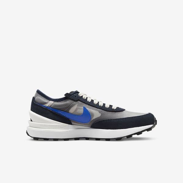 Buty do Chodzenia Dziecięce Nike Waffle One Older Ciemny Obsidian Czarne Królewski Niebieski | NK105VUR