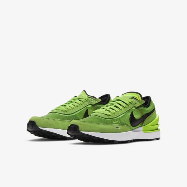 Buty do Chodzenia Dziecięce Nike Waffle One Older Zielone Czerwone Czarne | NK290LZF