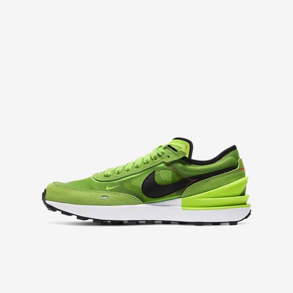 Buty do Chodzenia Dziecięce Nike Waffle One Older Zielone Czerwone Czarne | NK290LZF