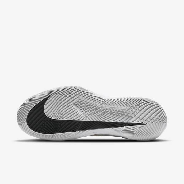 Buty do Tenisa Męskie Nike NikeCourt Air Zoom Vapor Pro Hard-Court Białe Czarne | NK394DNU