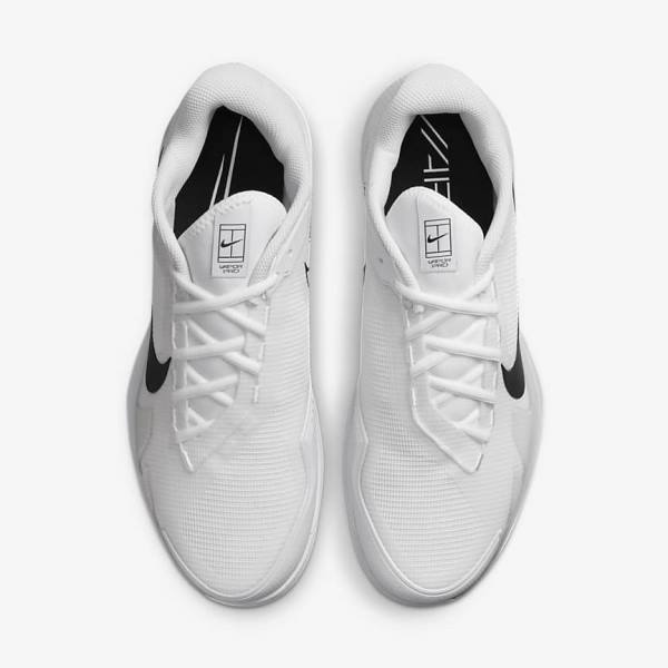 Buty do Tenisa Męskie Nike NikeCourt Air Zoom Vapor Pro Carpet Białe Czarne | NK584BIC