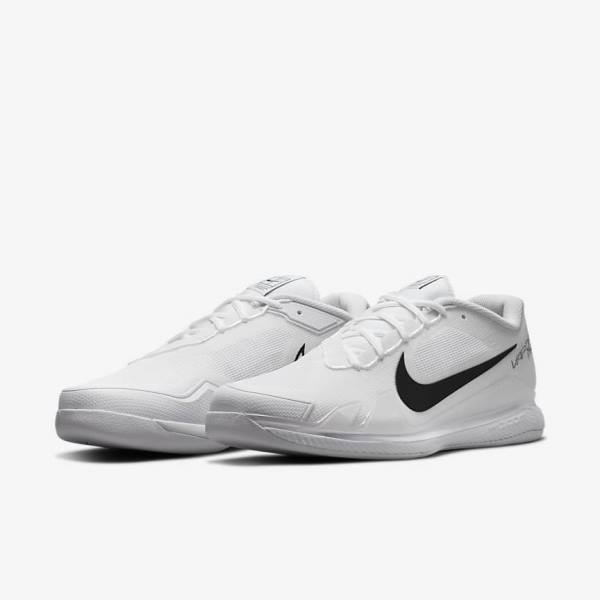 Buty do Tenisa Męskie Nike NikeCourt Air Zoom Vapor Pro Carpet Białe Czarne | NK584BIC