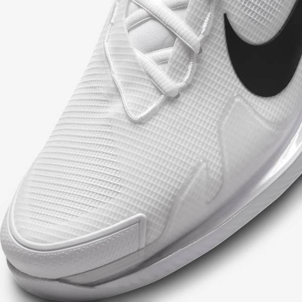 Buty do Tenisa Męskie Nike NikeCourt Air Zoom Vapor Pro Carpet Białe Czarne | NK584BIC