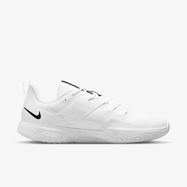 Buty do Tenisa Męskie Nike NikeCourt Vapor Lite Hard Court Białe Czarne | NK710QEK