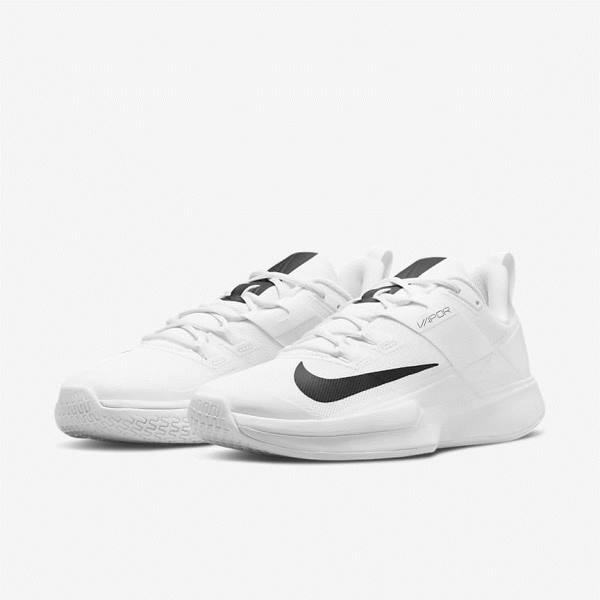 Buty do Tenisa Męskie Nike NikeCourt Vapor Lite Hard Court Białe Czarne | NK710QEK