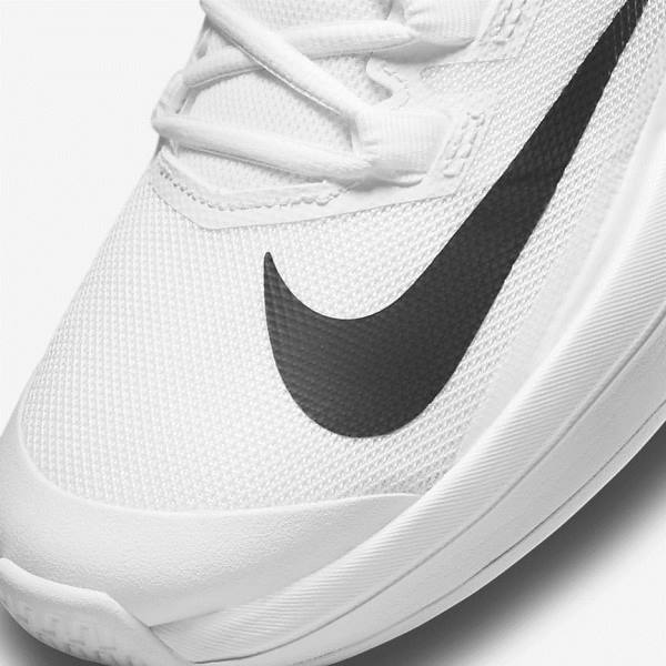 Buty do Tenisa Męskie Nike NikeCourt Vapor Lite Hard Court Białe Czarne | NK710QEK