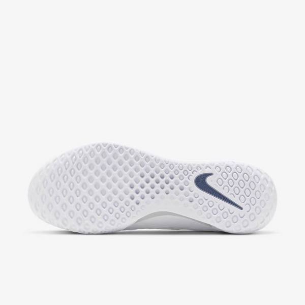 Buty do Tenisa Męskie Nike NikeCourt Zoom NXT Hard Court Białe Szare Granatowe | NK381KDH