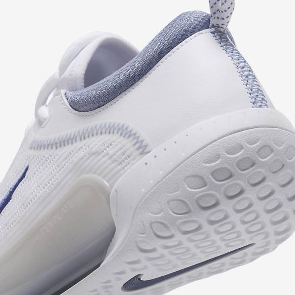 Buty do Tenisa Męskie Nike NikeCourt Zoom NXT Hard Court Białe Szare Granatowe | NK381KDH