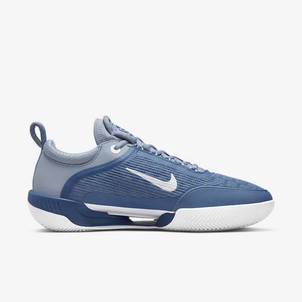 Buty do Tenisa Męskie Nike NikeCourt Zoom NXT Clay Court Granatowe Białe | NK576EUF