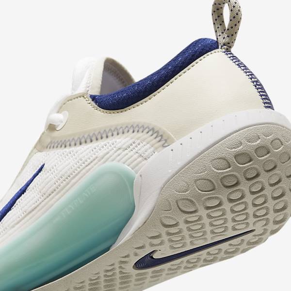 Buty do Tenisa Męskie Nike NikeCourt Zoom NXT Hard Court Białe Głęboka Beżowe Turkusowe Królewski Niebieski Niebieskie | NK983HWN