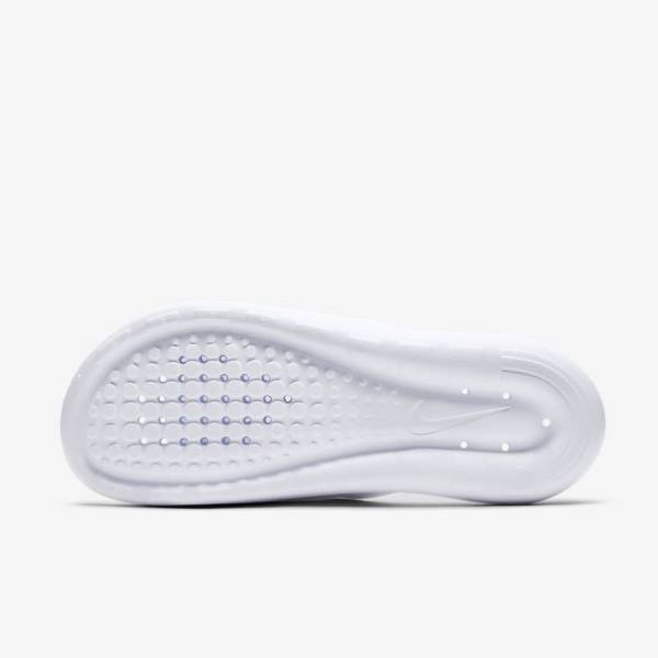 Klapki Damskie Nike Victori One Shower Białe | NK329ZSN