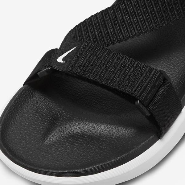 Sandały Damskie Nike Vista Czarne Białe | NK589OJX