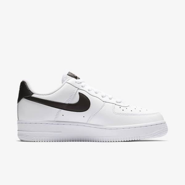 Trampki Damskie Nike Air Force 1 07 Białe Czarne Białe | NK659SPW