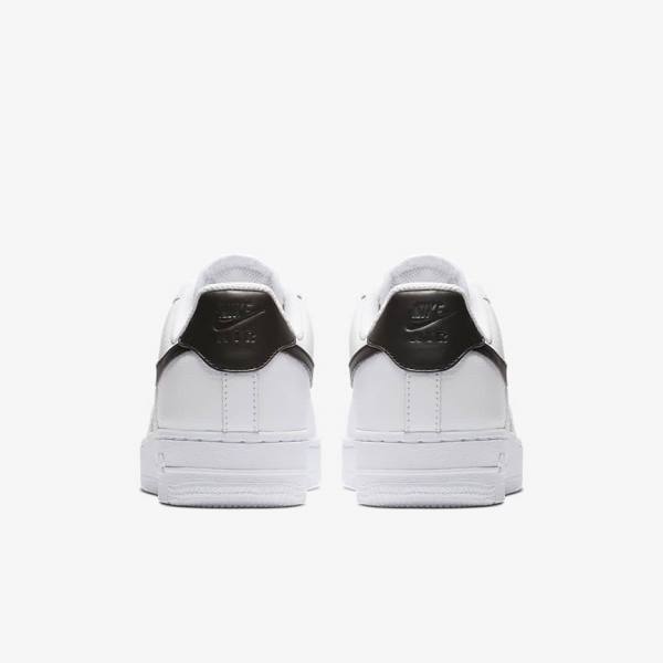 Trampki Damskie Nike Air Force 1 07 Białe Czarne Białe | NK659SPW