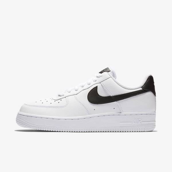 Trampki Damskie Nike Air Force 1 07 Białe Czarne Białe | NK659SPW