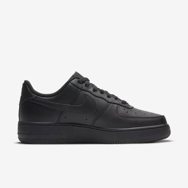 Trampki Damskie Nike Air Force 1 07 Czarne | NK934BOK