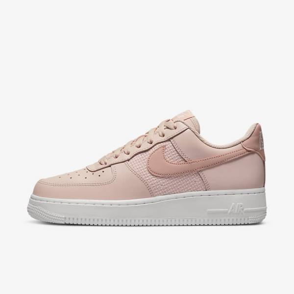 Trampki Damskie Nike Air Force 1 07 ESS Różowe Białe Różowe | NK496OCT