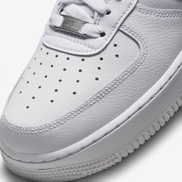 Trampki Damskie Nike Air Force 1 07 Next Nature Białe Metal Złote Głęboka Brązowe | NK560ZBY