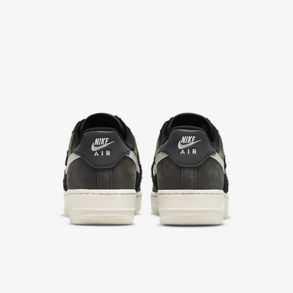 Trampki Damskie Nike Air Force 1 Czarne Głęboka Beżowe | NK718REW